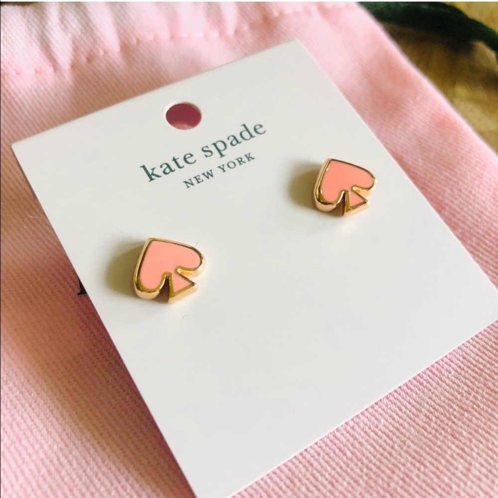 New! Kate Spade Pink Enamel Earrings